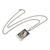 Non-Tarnish 304 Stainless Steel Tarot Pendant Necklaces NJEW-A026-01P-05-3