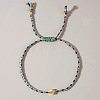 Mother's Day Adjustable Brass Bead Braided Bead Bracelets YE2550-3-1