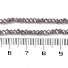 Baking Electroplate Glass Beads Strands LS-DGLA-A039-J2MM-B06-4