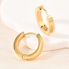 304 Stainless Steel Clear Cubic Zirconia Hoop Earrings EJEW-L307-12G-01-2