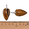 Natural Tiger Eye Pendants G-H359-04P-06-2