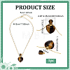 1Pc Natural Gemstone Heart Perfume Bottle Pendant Necklaces NJEW-PH0001-61B-2