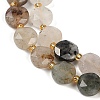 Natural Rutilated Quartz Beads Strands G-C116-A39-01-3