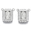 Brass Micro Pave Cubic Zirconia Pendants ZIRC-S061-196P-NF-1