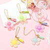 5Pcs Brass Wine Glass Charms HJEW-YW00456-5