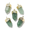 Natural Green Strawberry Quartz Faceted Pendants G-G181-03G-05-1