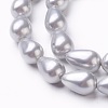 Electroplate Shell Pearl Beads Strands BSHE-O019-10B-3