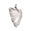 Natural Quartz Crystal Pendants G-E581-02P-1