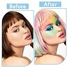 2Pcs 2 Colors Silicone Highlighting Hairpiece Hat Tools AJEW-GA0010-29-4