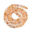 Heated Natural Citrine Bead Strands G-P466-01D-4