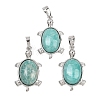 Natural Amazonite Pendants G-A315-03D-P-1