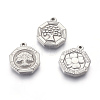 Non-Tarnish 304 Stainless Steel Pendants STAS-E444-20-1