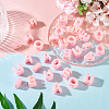 50Pcs 5 Styles UV Plating Opaque Acrylic Beads PACR-TA0001-31D-6