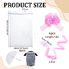 6Pcs Rectangle Organza Packing Drawstring Bags ABAG-PH0001-81A-2