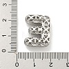 Platinum Plated Brass Micro Pave Cubic Zirconia Pendants KK-L073-001P-E-3