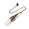 Natural Quartz Crystal Dowsing Pendulum Big Pendants G-H285-06R-25-3