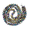 Electroplate Glass Beads Strands EGLA-N017-05A-B01-2