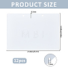 Erasable PVC Blank Hanging Hanger Chalkboard AJEW-WH0410-280A-2