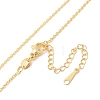 Brass Cable Chain Necklaces NJEW-B119-08G-1
