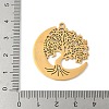 304 Stainless Steel Pendants STAS-V016-10G-3