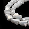 Electroplated Glass Beads Strands GLAA-G092-A-03-3