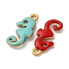304 Stainless Steel Enamel Charms X-STAS-Q363-14G-G-2