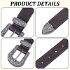 1Pc Retro PU Leather Chain Belts AJEW-CL0005-62-6