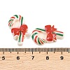 Christmas Opaque Resin Cabochons RESI-XCP0002-66B-3