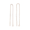 Ion Plating(IP) 304 Stainless Steel Stud Earring Finding LS-STAS-E161-06RG-2