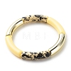 Acrylic Curved Tube Beaded Stretch Bracelet for Women BJEW-JB08437-02-1