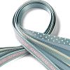 18 Yards 6 Styles Polyester Ribbon SRIB-Q022-F08-3