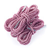4Pcs Rhinestone Round Cord Shoelace FIND-TA0010-44P-03-3