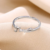 201 Stainless Steel Cuff Open Rings FS-WGFD60C-02-1