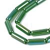 Electroplate Imitation Jade Glass Beads Strands EGLA-Q132-02A-A01-3