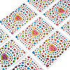Heart Plastic Stickers DIY-TADJ0002-006C-3