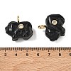 Natural Obsidian Carved Pendants GG-CBA105B-03H-G-3