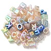 Opaque Rainbow Iridescent Acrylic Beads OACR-P010-23-1