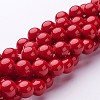 Natural Mashan Jade Round Beads Strands G-D263-12mm-XS31-4