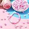 300Pcs 3 Colors Opaque Acrylic Beads MACR-YW0003-13A-4