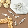 1Pc Alloy Crystal Rhinestone Magnetic Clasps ALRI-YW0001-11S-4