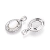 Natural White Shell Pendants KK-N287-23P-2