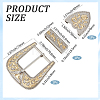 Belt Zinc Alloy Buckle Sets FIND-GF0009-34-2