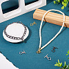 7Pcs Ring Brass Toggle Clasps KK-TADJ0001-22-5
