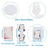 500Pcs 5 Style  Paper Necklace Display Cards DIY-YS0001-27-4