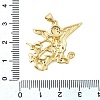 Brass Micro Pave Clear Cubic Zirconia Pendants KK-Z150-22G-03-3
