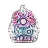 Halloween Printed Acrylic Pendants MACR-G059-04G-2