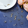 200Pcs 4 Style Iron Leverback Earring Findings EJEW-FH0001-07-4