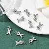 SHEGRACE Brass Micro Pave Clear Cubic Zirconia Pendants XGRQ29815-394P-X-4