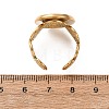 Spiral 304 Stainless Steel Cuff Ring Components STAS-P454-02E-G-3