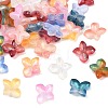 Two Tone Transparent Glass Beads GL-CBAB80E-01-1